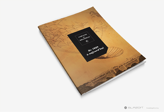 blazon design slide portfolio COMPAGNIE DES BIBLIOPHILES - AUTOMOBILE CLUB DE FRANCE